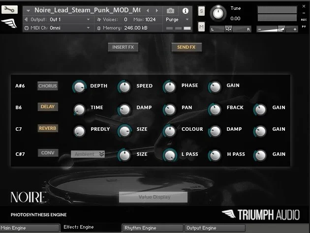 Noire – Moody Cinematic Textures from Superball Bang — Triumph Audio
